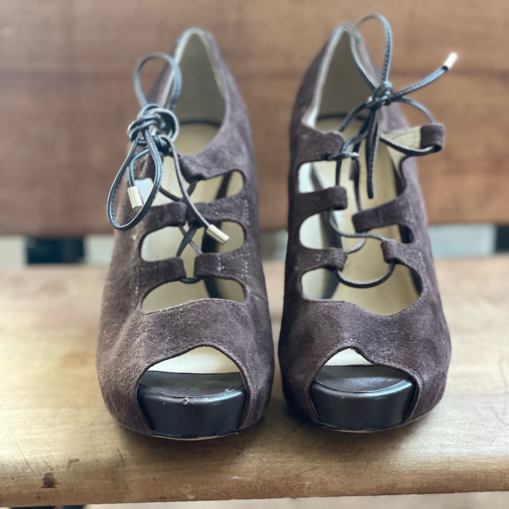 Talbots Platform Peep Toe Shoes